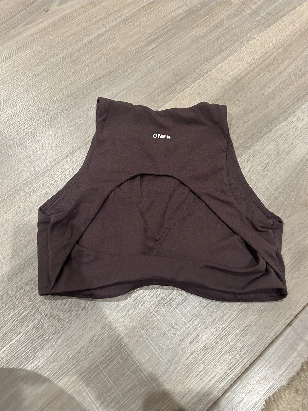 Oner Active SoftMotion™ high-neck sports bra in a brown - Picture 2 of 4